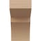 Ekena Millwork 4"W x 4"D x 8"H Wide Monterey Rough Cedar Woodgrain TimberThane Corbel, Primed Tan CORUR04X04X08MONRCPR - alternate 3